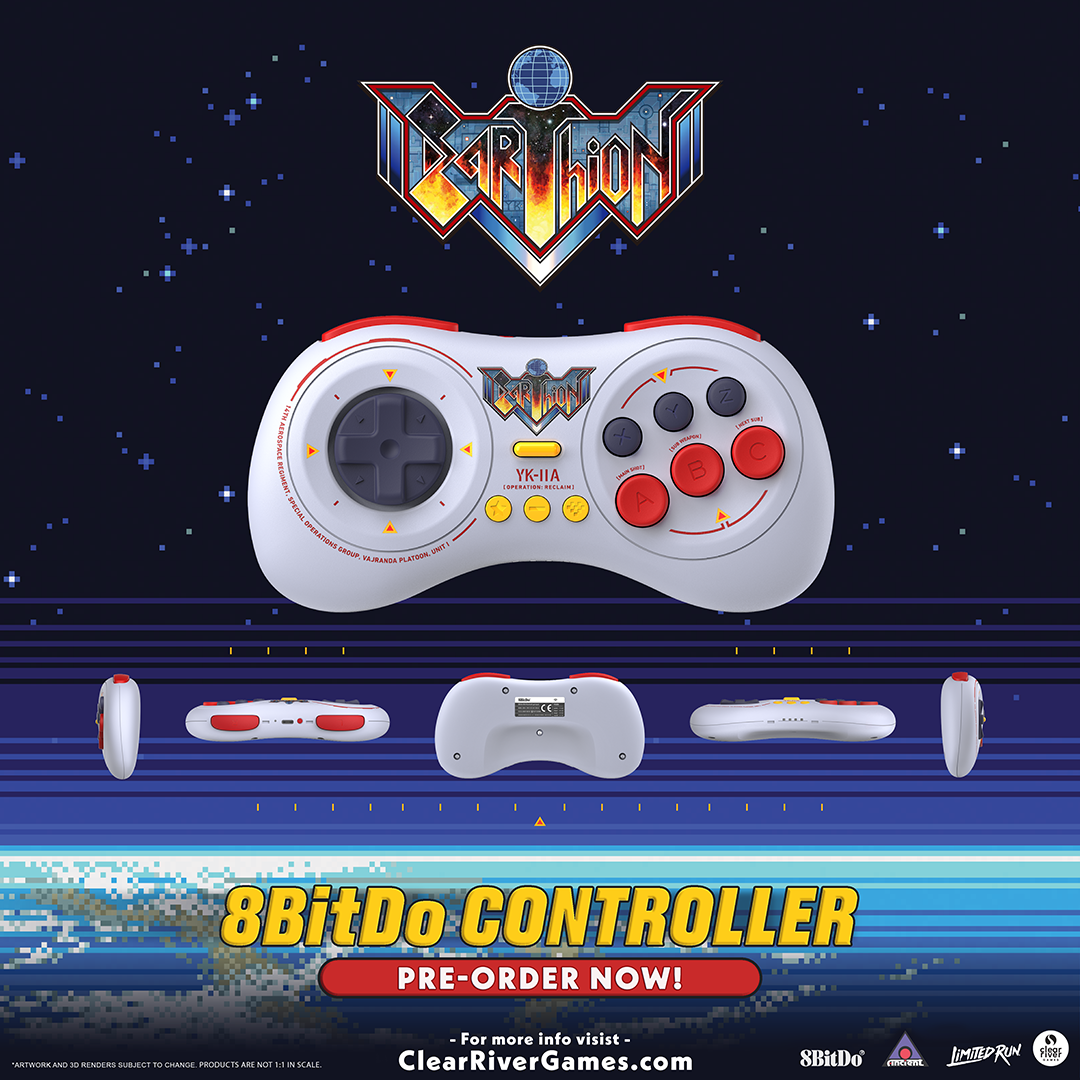 Earthion 8bitDo M30 Bluetooth Gamepad Controller (Nintendo Switch 1 and 2/Windows/Android/Raspberry Pi)