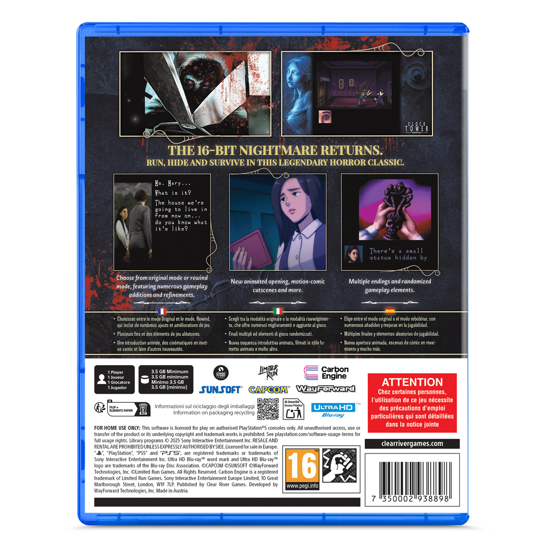 Clock Tower: Rewind (Playstation 5)