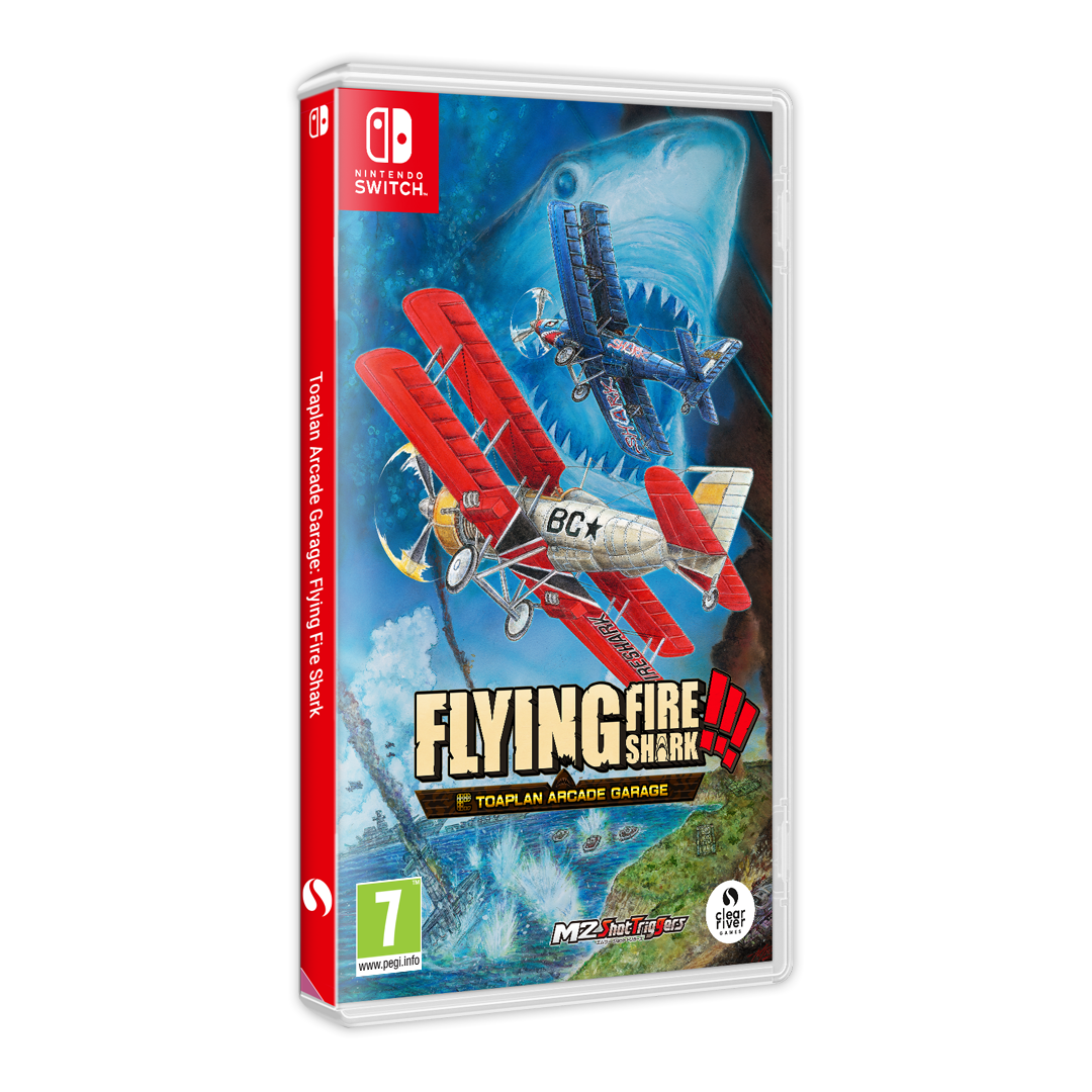 Nintendo Switch PS3 & shark Toaplan Arcade Garage: Flying Fire Shark (Nintendo Switch) – Clear