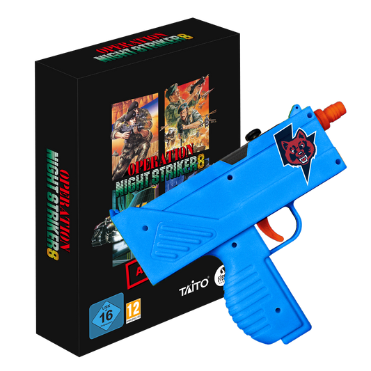Operation Night Strikers - Assault Edition + Gun Peripheral Bleu Bundle (Nintendo Switch)