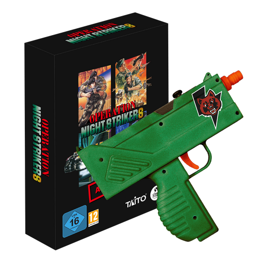Operation Night Strikers - Assault Edition + Gun Peripheral Vert Bundle (Nintendo Switch)