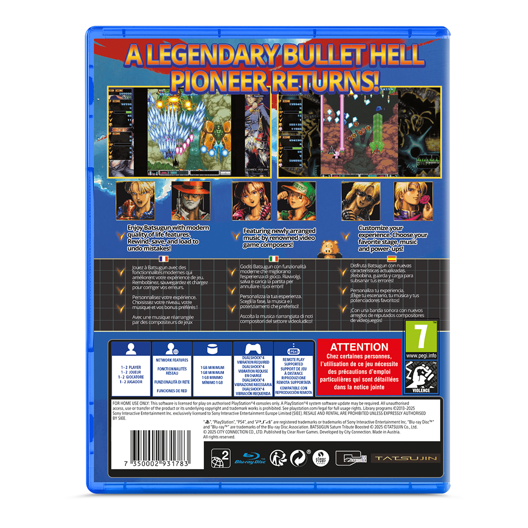 BATSUGUN Saturn Tribute Boosted Deluxe Edition (Playstation 4)
