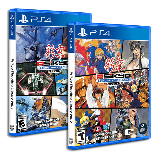 Psikyo Shooting Library Volume 1 & 2 Bundle ESRB (Playstation 4)