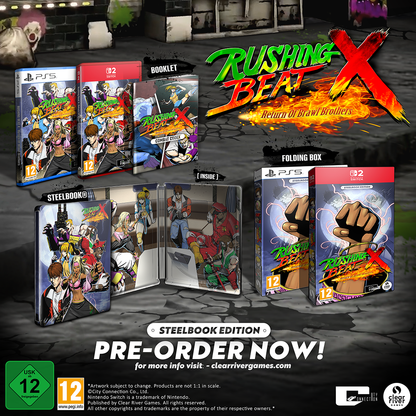 Rushing Beat X: Return of Brawl Brothers – SteelBook Edition (Nintendo Switch 2)