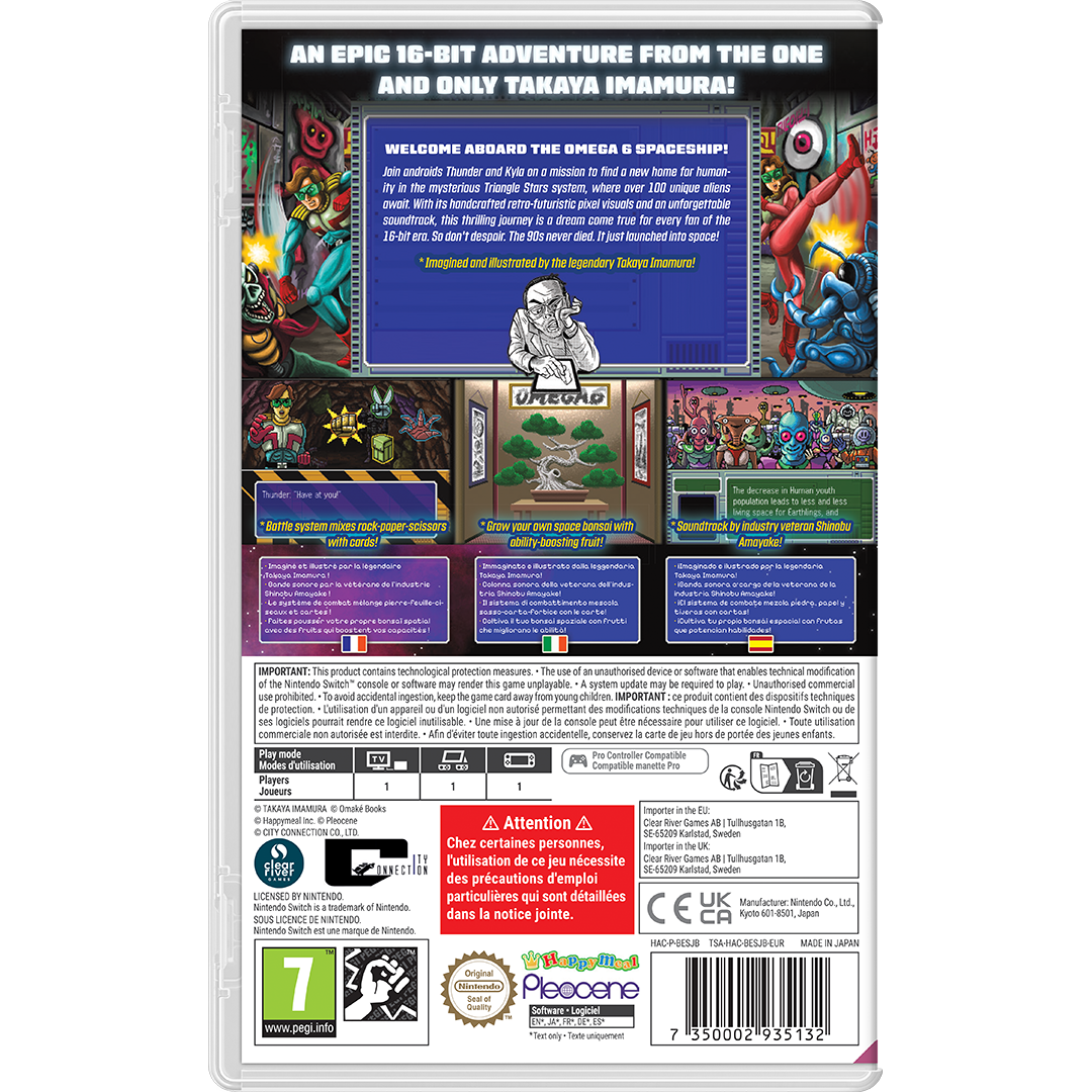 Omega 6 The Triangle Stars - Deluxe Edition (Nintendo Switch)