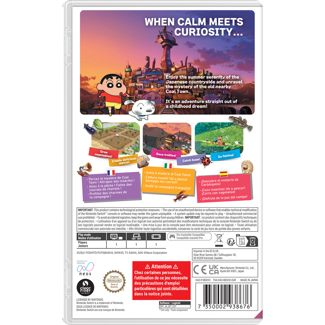 Shin Chan: Shiro and the Coal Town Collector's Edition (Nintendo Switch)