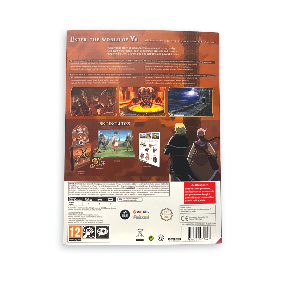 Ys Origin Collector's Edition (Nintendo Switch)